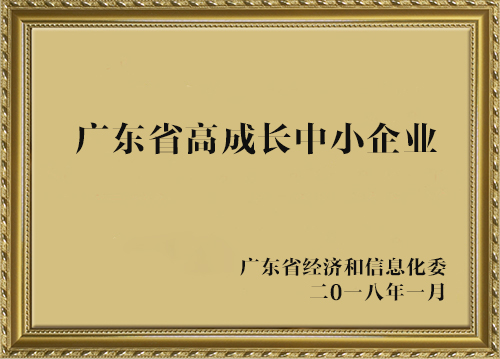 廣東省高成長(zhǎng)中小企業(yè)